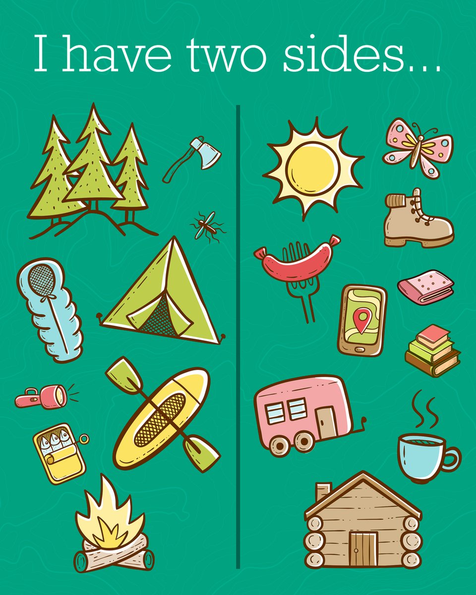Thousand Trails (@thousandtrails) on Twitter photo Which side are you? #thousandtrails Which side are you? #thousandtrails