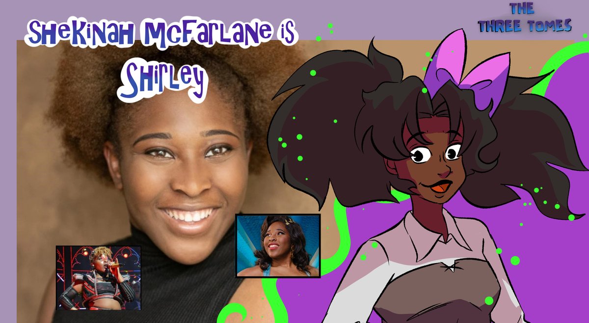 Breana Navickas (@breanimator) on Twitter photo Next we have the young witch that's got to get Tammy in shape to learn magick, Shirley! Played by the wonderful, musical actress Shekinah Mcfarlane.
<a href="/thethreetomes/">The Three Tomes ( In production phase)</a> #IndieAnimationDay #indieanimation Next we have the young witch that's got to get Tammy in shape to learn magick, Shirley! Played by the wonderful, musical actress Shekinah Mcfarlane.
<a href="/thethreetomes/">The Three Tomes ( In production phase)</a> #IndieAnimationDay #indieanimation