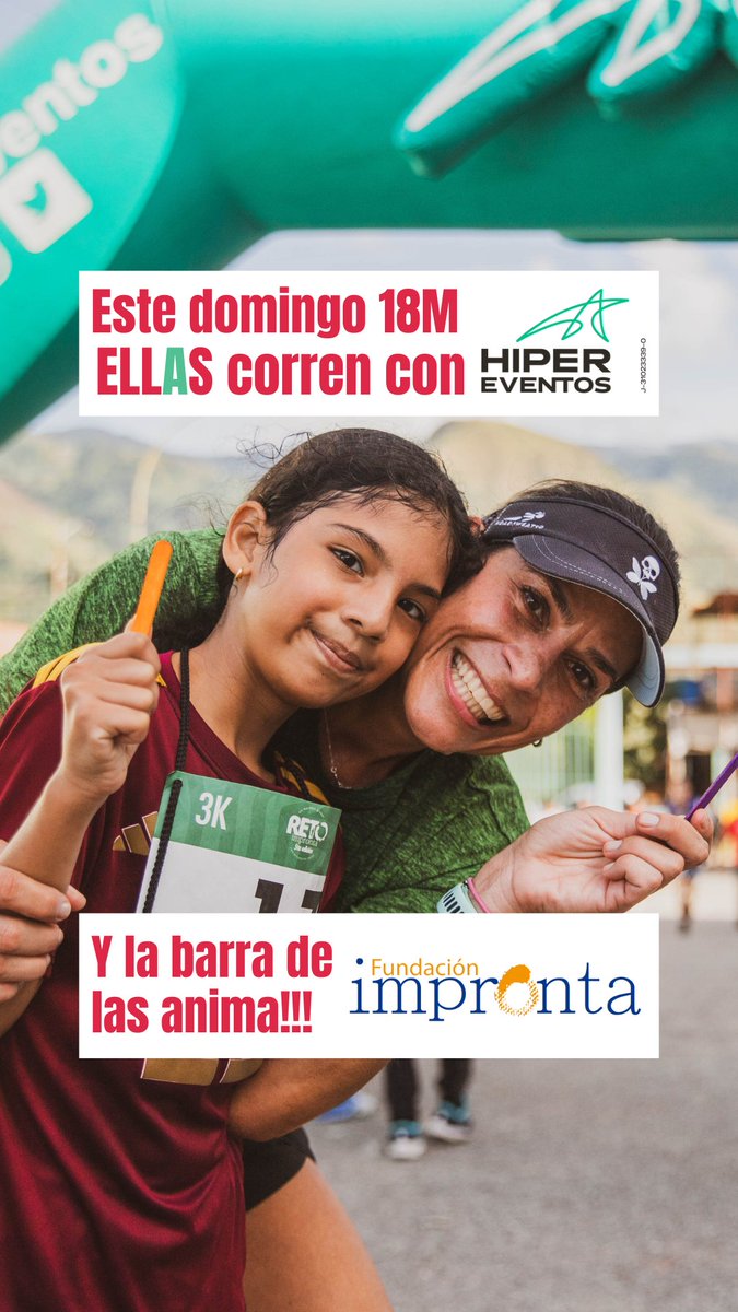 ImprontaVzla's tweet photo. ¿Correrás este domingo #18M con Hiperventos⁉️
➡️ Como sus aliados, nuestro equipo, voluntarios de Caucagüita y del Reto Impronta, te acompañaremos en el retorno de los 12k al final de la Río de Janeiro, con las mejores vibras para que logres tu meta! 🏃‍♀️🏃‍♀️
¡Vamoos!
#SomosImpronta https://t.co/I6a8caoAFl