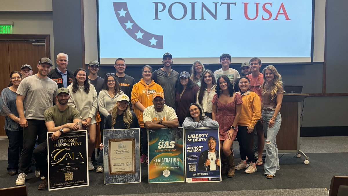 hanwhit's tweet image. Spring 2025 was one for this history books! Tennessee has the best students in the country! 🇺🇸
@tpusastudents @TPUSA @Riley_Gaines_ @charliekirk11 @AWatsonOLY @_taylorwinston