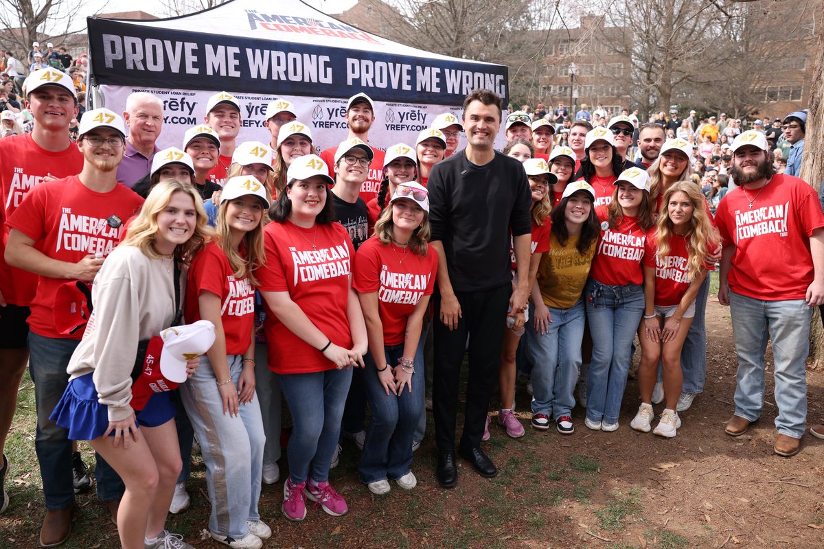 hanwhit's tweet image. Spring 2025 was one for this history books! Tennessee has the best students in the country! 🇺🇸
@tpusastudents @TPUSA @Riley_Gaines_ @charliekirk11 @AWatsonOLY @_taylorwinston