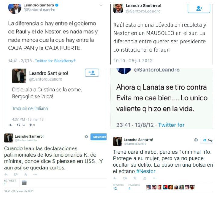 Un amigo peronista ree del corazón, 0% militante, desconocía éstas declaraciones de Santoro en plena década ganada. Por qué no le refrescamos la memoria antes de las elecciones de CABA a los compañeros con un RT? Comenta cuál es tu favorito 👇🏽