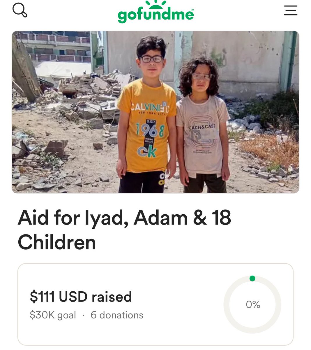 A donation of $5 is not a large amount, but it can help a family with 18 children and share plz 🙏🏼

 No donations are pending

gofund.me/a573cddb

.
<a href="/oliveegirl/">Olive 🌿</a>
<a href="/MissPavIichenko/">things are getting too spicy for the pepper</a>
<a href="/sighahh/">Saiah</a>
<a href="/BIG__Brother7/">الأخ الكبير</a> 
<a href="/swilkinsonbc/">Sarah Wilkinson</a>
<a href="/SpiritofLenin/">Friendly Neighborhood Comrade</a>
<a href="/Frances_Coppola/">Frances 'Cassandra' Coppola</a>
<a href="/sale_gose/">𝓢𝓪𝓵𝓮𝓖𝓸𝓼𝓼𝓮©️</a>
<a href="/bara_moe_bltch/">NIMBUS🇧🇷</a>
