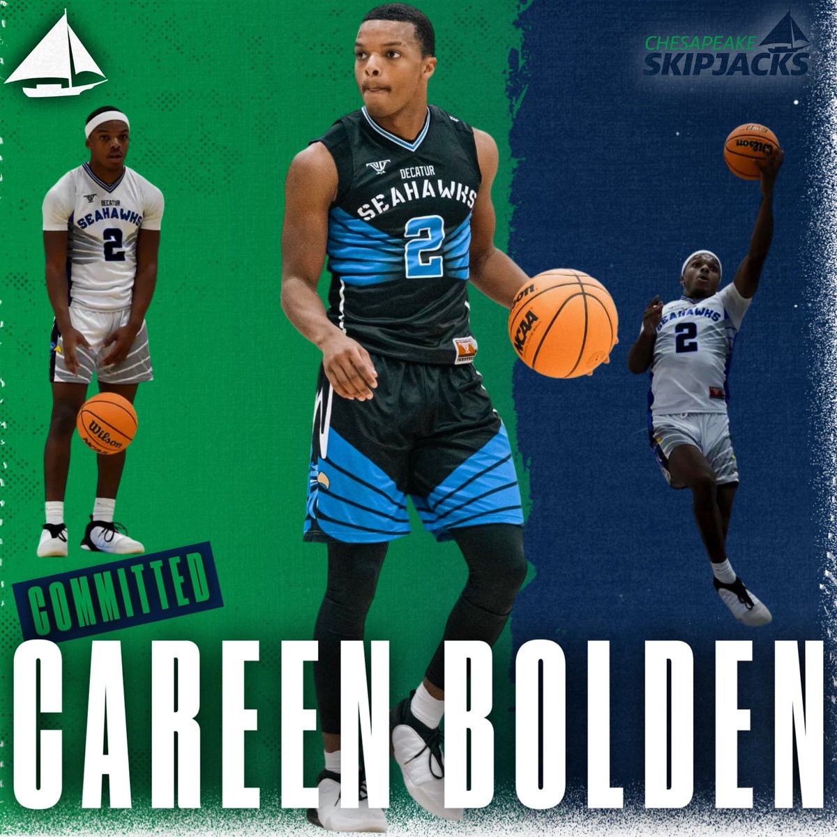 We would like to welcome Careen Bolden to SkipjackNation. Careen will be coming to Chesapeake College after taking a redshirt year at Frostburg State University for football. He is a graduate of Stephen Decatur High School in Maryland.

#RollJacks