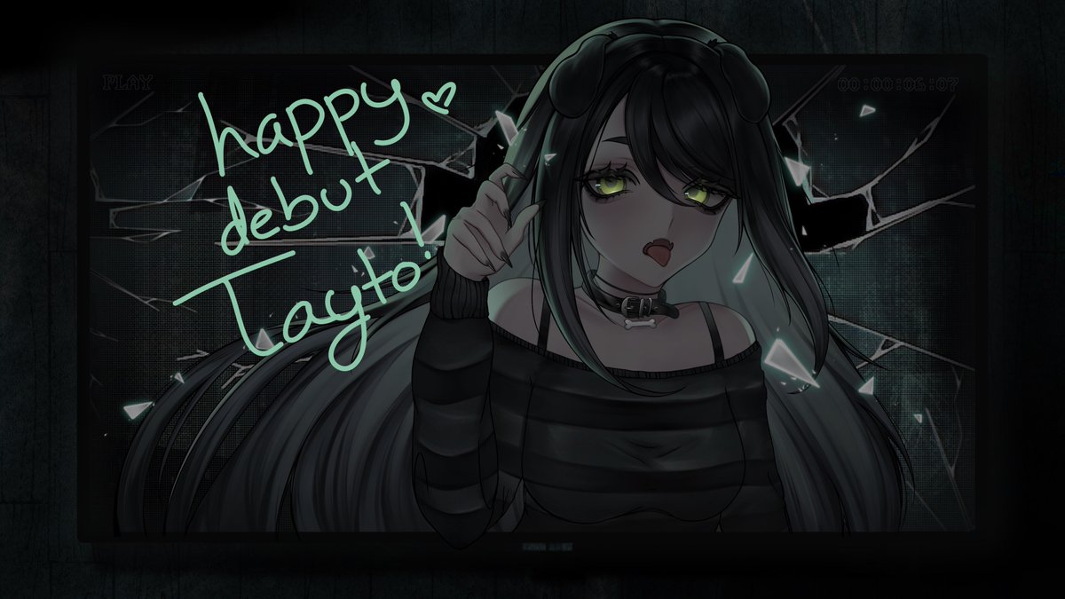 A gift for the best chef goth gf puppygirl Tayto debut !! She's live on twitch rn so go watch :)