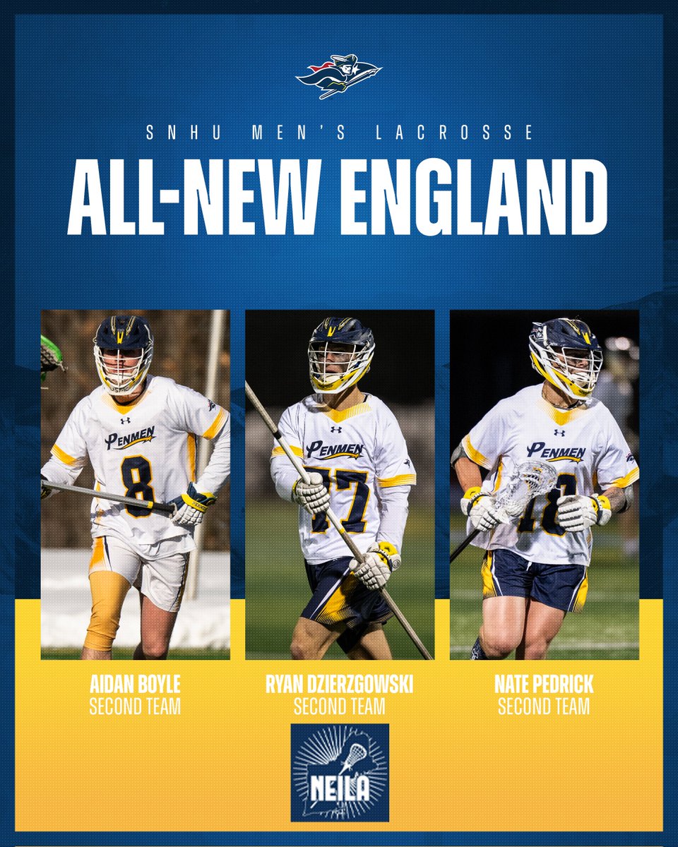 Penmen Put Three on Men's Lacrosse All-New England Team snhupenmen.com/news/2025/5/16…