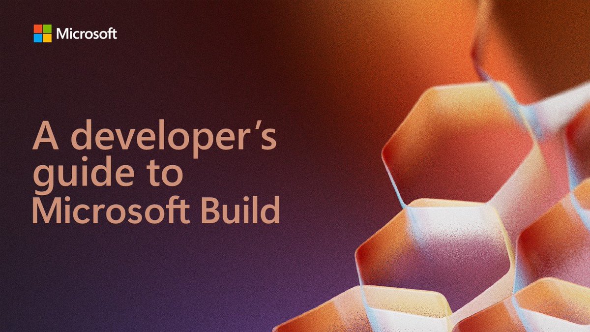 Here's the definitive developer’s guide to Build 2025 ➡️ msft.it/6014Snh3g.

We’re FIRED UP! about all the developer-focused content we’ve got lined up for you at this year's Build, including sessions for:
🟣 Visual Studio (msft.it/6018Snh3Y)
🟦 VS Code