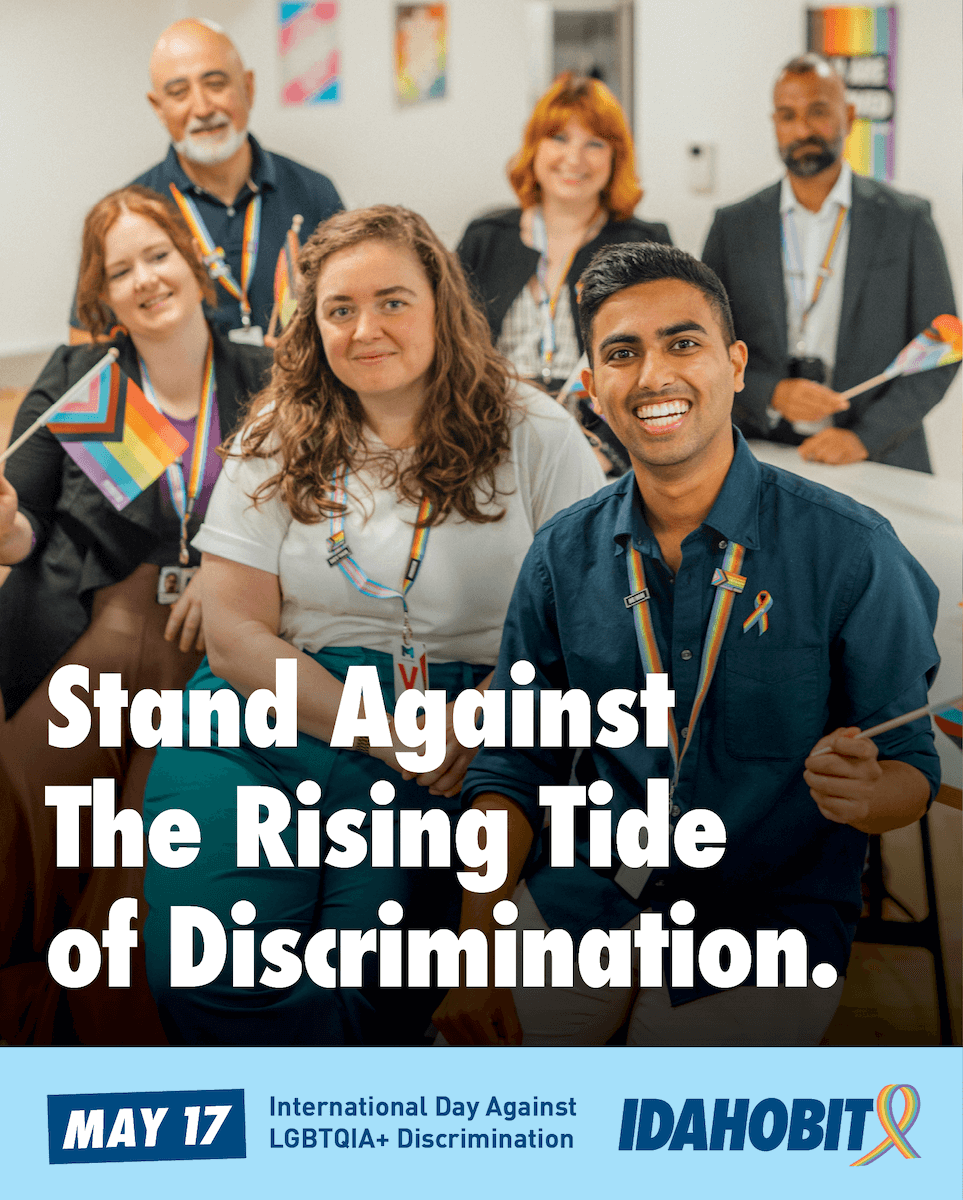 Today on IDAHOBIT, we stand with LGBTQIA+ communities and reaffirm the power of geniune connection. A simple "Are you OK?" - asked with care and followed up with listening - can be a powerful act. 

Let's keep checking in and being there for one another. Not just today, but every