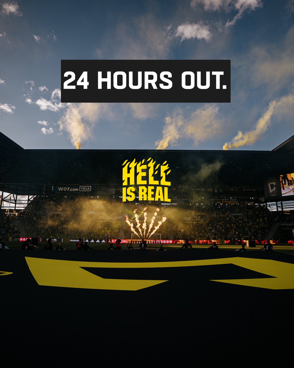 Lower.com Field (@lowerfieldcbus) on Twitter photo An Eruption in the East 💥

24 hours out until the Hell is Real rivalry bursts through <a href="/LowerFieldCbus/">Lower.com Field</a>! An Eruption in the East 💥

24 hours out until the Hell is Real rivalry bursts through <a href="/LowerFieldCbus/">Lower.com Field</a>!