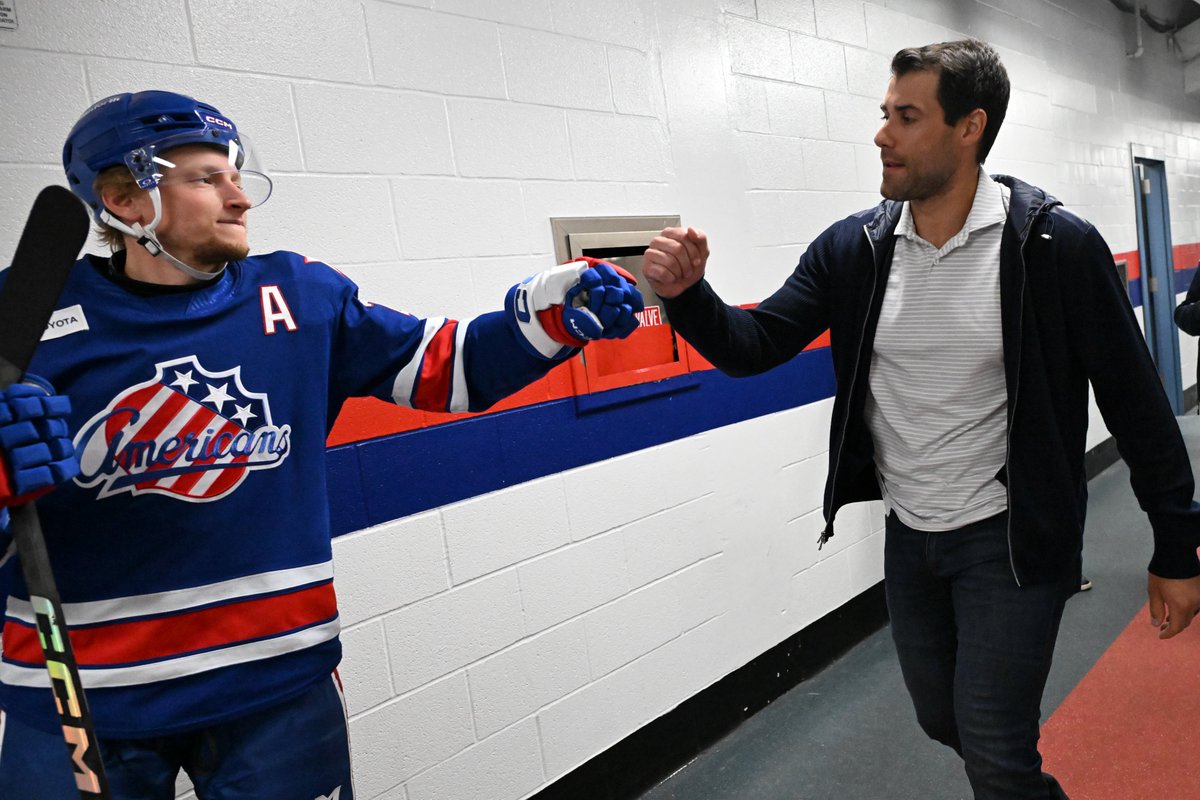 Got some extra luck ahead of tonight's game from Capt. Mersch 👊