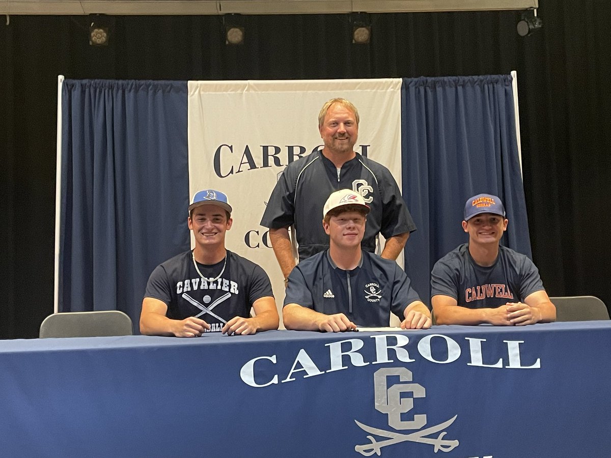 Casey Burcham (@clburcha) on Twitter photo Congratulations to <a href="/BrittBerrier/">britt berrier</a> for signing his letter of intent to <a href="/CaldwellCCBase1/">Caldwell Community College Baseball</a>.
Congratulations to <a href="/CodyReece02/">Cody Reece</a> for signing his letter of intent to <a href="/NRCCBaseball/">Muskies Baseball</a> .
Congratulations to <a href="/GageNicholson12/">Gage Nicholson</a> for signing his letter of intent to <a href="/surrycc/">Surry CC</a> . Congratulations to <a href="/BrittBerrier/">britt berrier</a> for signing his letter of intent to <a href="/CaldwellCCBase1/">Caldwell Community College Baseball</a>.
Congratulations to <a href="/CodyReece02/">Cody Reece</a> for signing his letter of intent to <a href="/NRCCBaseball/">Muskies Baseball</a> .
Congratulations to <a href="/GageNicholson12/">Gage Nicholson</a> for signing his letter of intent to <a href="/surrycc/">Surry CC</a> .