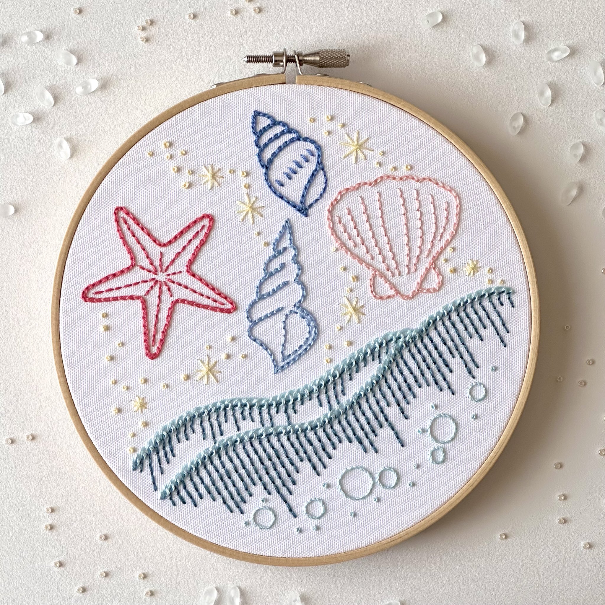 大きめ！こまちのフエルト刺繍ワッペン 名入れできます 1枚