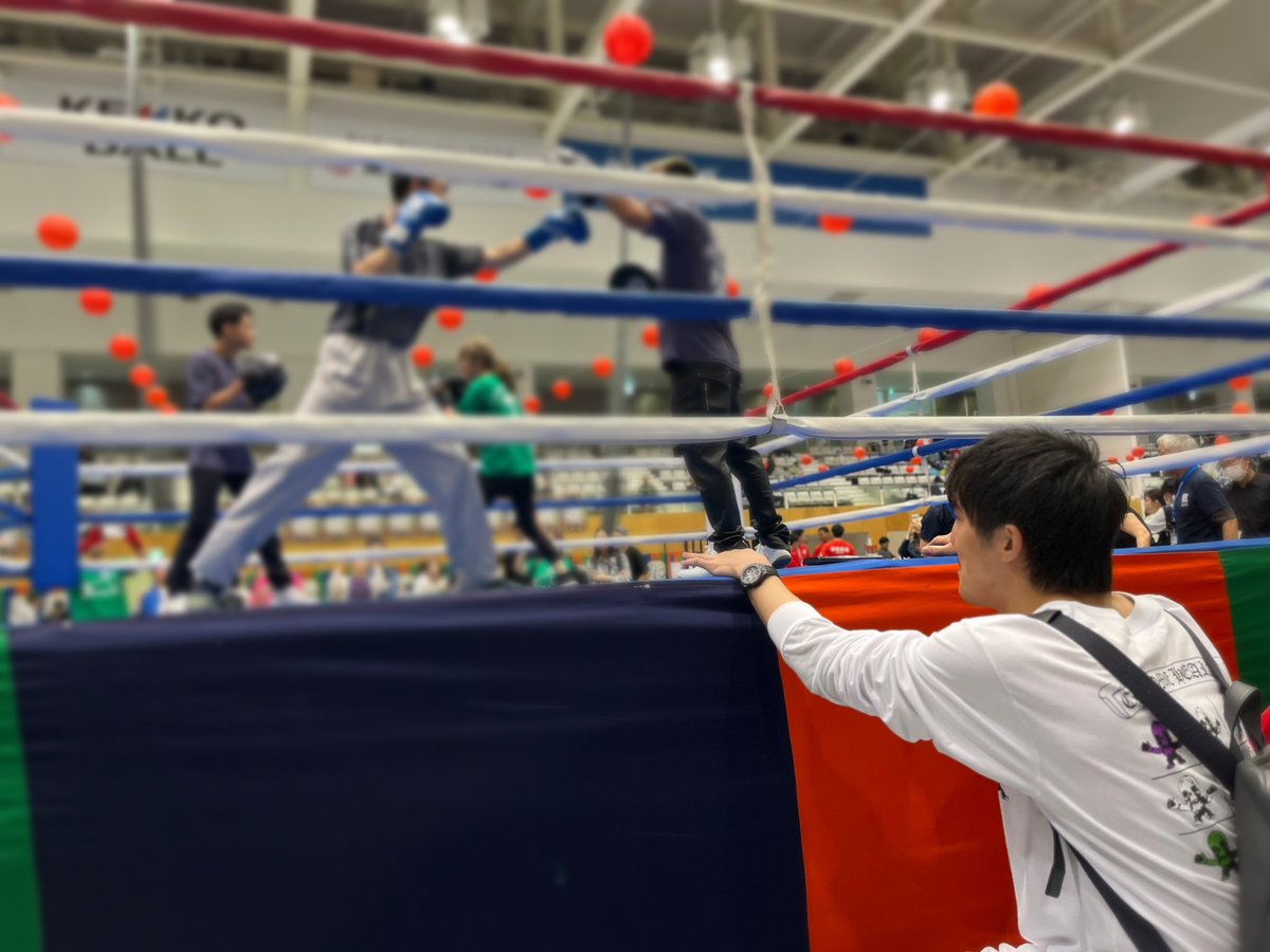 [📸]
#中嶋一輝 選手
#坂井優太 選手を見守る
#井上浩樹 選手を激写👀❤️

#大橋ジム