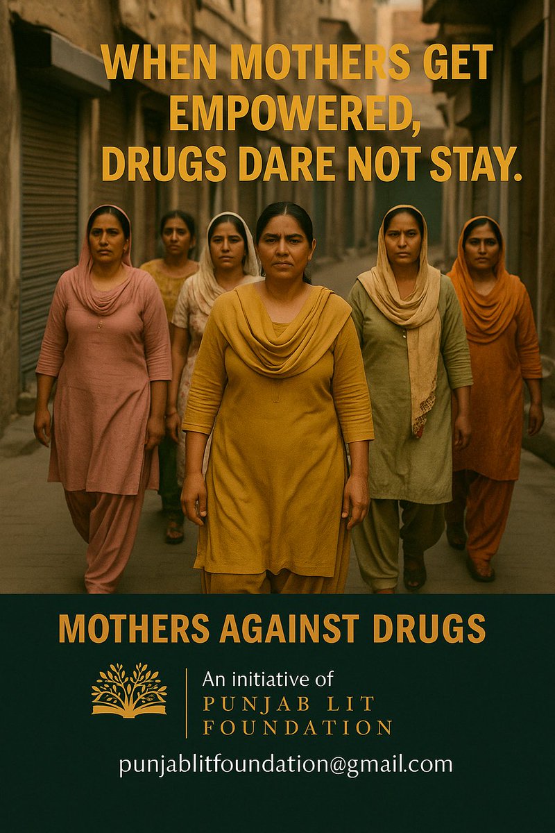 Khushwant Singh (@singhkhushwant) on Twitter photo Every empowered mother is a child saved from drugs.
Join the #MothersAgainstDrugs movement by Punjab Lit Foundation <a href="/LitPunjab79115/">Punjab Lit foundation</a>.
Because when mothers lead, Punjab heals.
#PehliDeewar #PunjabLitFoundation #DrugFreePunjab #EndDrugAbuse #EmpowerMothers <a href="/BhagwantMann/">Bhagwant Mann</a> Every empowered mother is a child saved from drugs.
Join the #MothersAgainstDrugs movement by Punjab Lit Foundation <a href="/LitPunjab79115/">Punjab Lit foundation</a>.
Because when mothers lead, Punjab heals.
#PehliDeewar #PunjabLitFoundation #DrugFreePunjab #EndDrugAbuse #EmpowerMothers <a href="/BhagwantMann/">Bhagwant Mann</a>