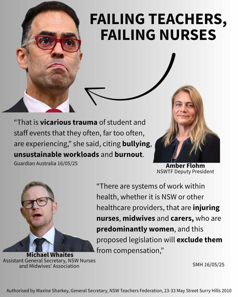 Teachers Federation (@teachersfed) on Twitter photo Our state Council heard a report on Treasurer Mookheyâs unfair & dangerous proposed changes to Workersâ Compensation. It'll have a catastrophic impact on membersâ experiencing mental health injuries at work Teachers stand in solidarity against the proposals #WorkersUnited <a href="/AFlohm/">Amber Flohm</a> Our state Council heard a report on Treasurer Mookheyâs unfair & dangerous proposed changes to Workersâ Compensation. It'll have a catastrophic impact on membersâ experiencing mental health injuries at work Teachers stand in solidarity against the proposals #WorkersUnited <a href="/AFlohm/">Amber Flohm</a>