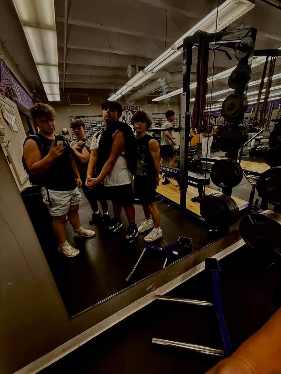 Little guy in the back lol. Working day by day every step matters.