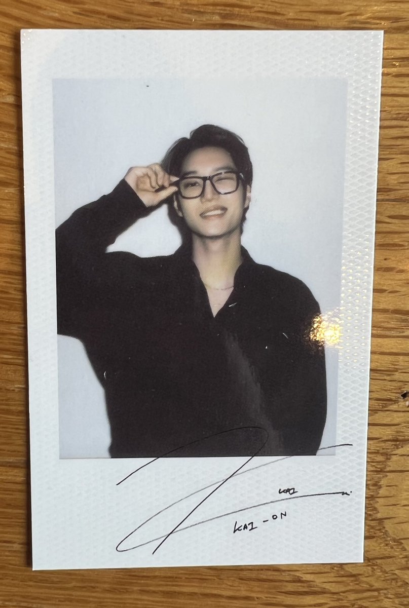 The polaroid I got for the post card… to die for…
