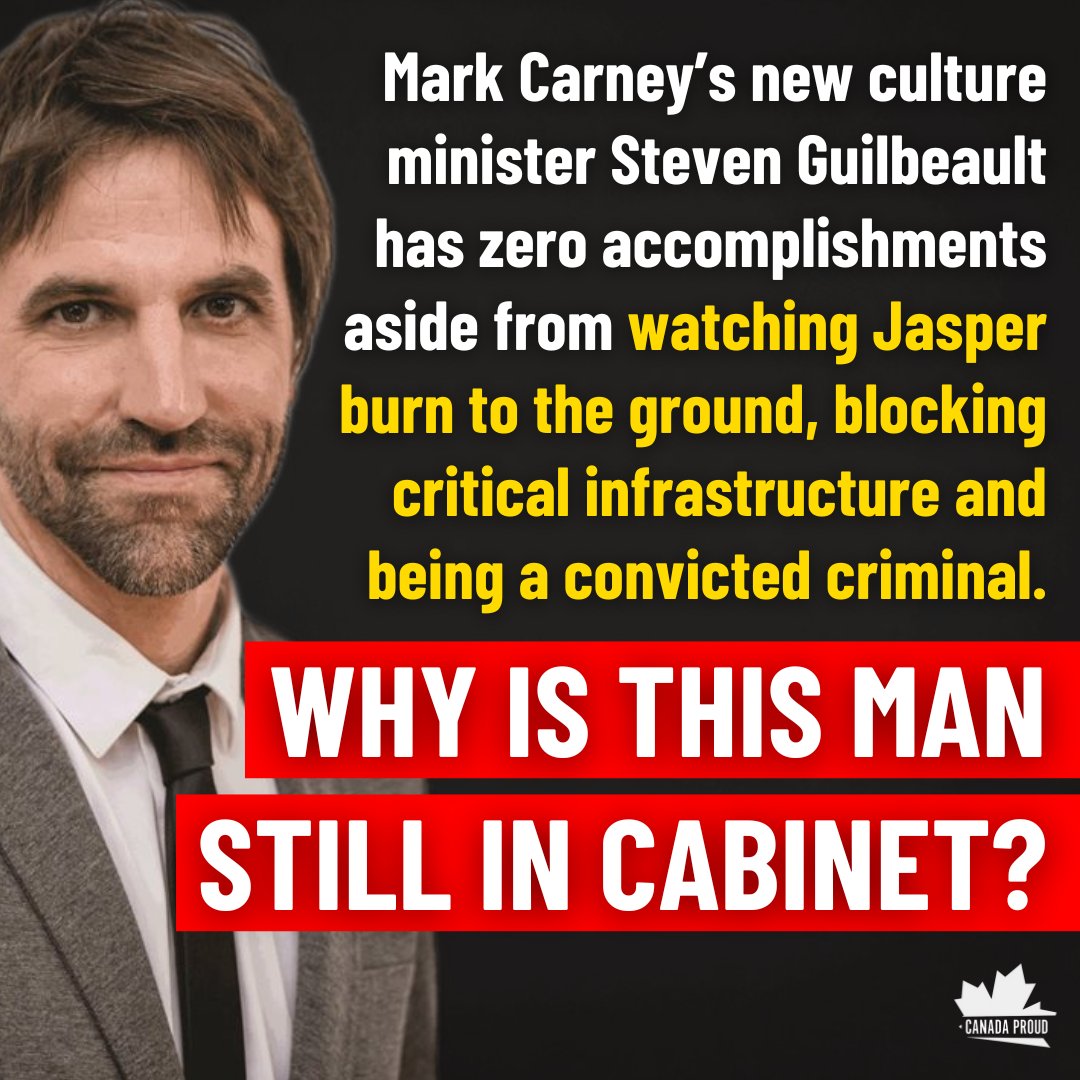 Why do you think Mark Carney is keeping Steven Guilbeault around? 🤔
