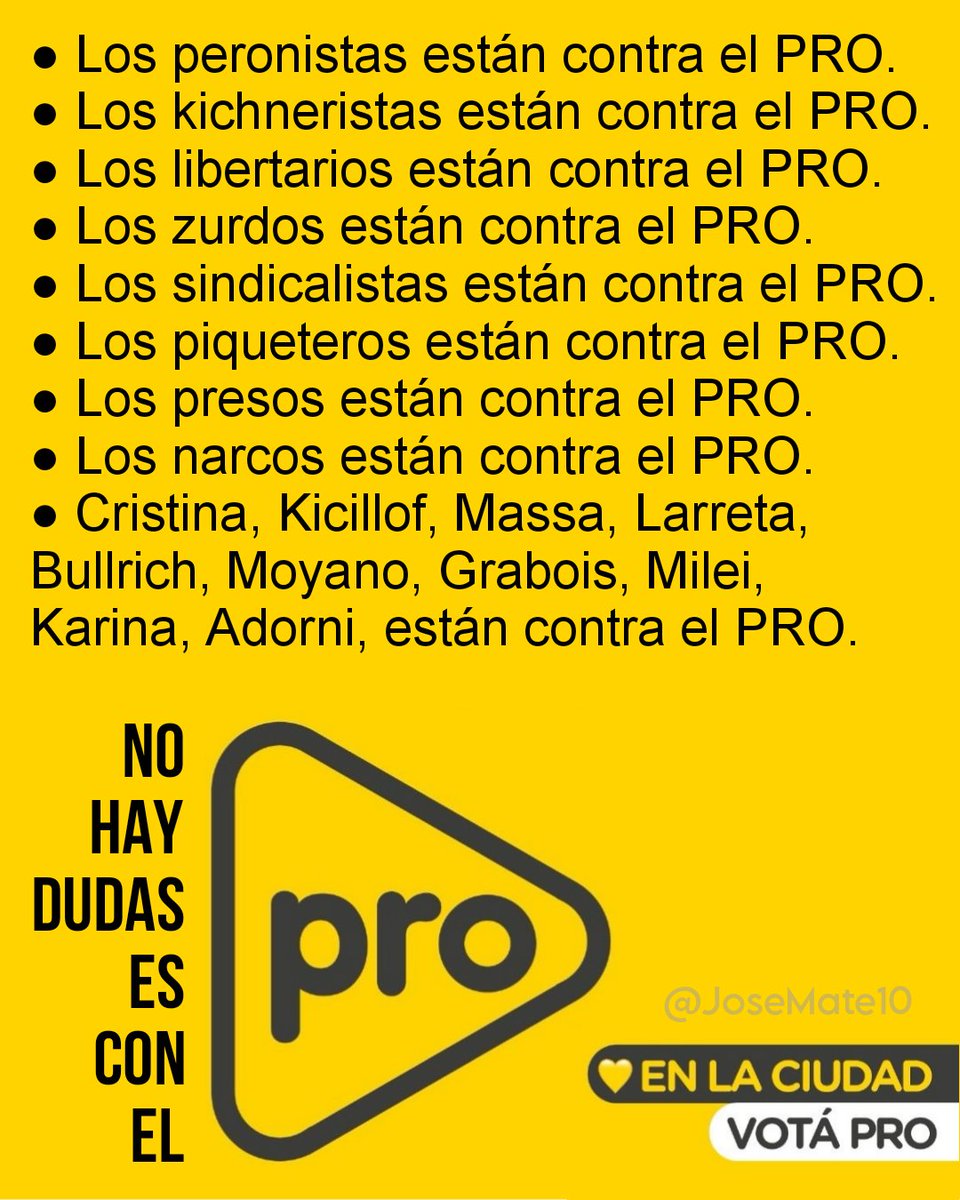 JoseMate10's tweet image. #EsConLospennato #VotoPro