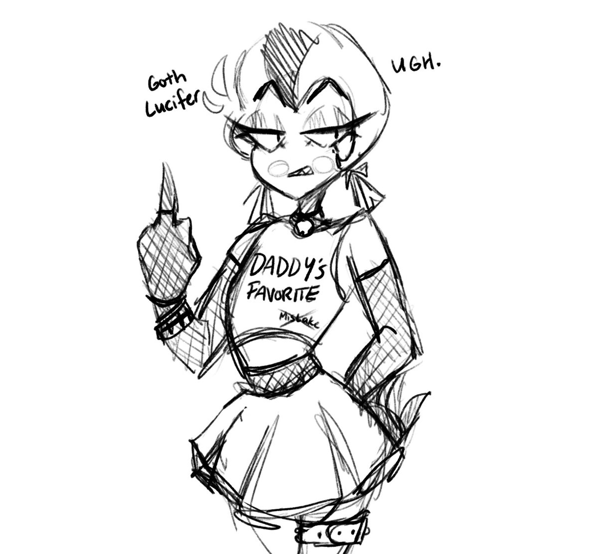 Goth Lucifer is so hot ngl 

#LuciferHazbinHotel