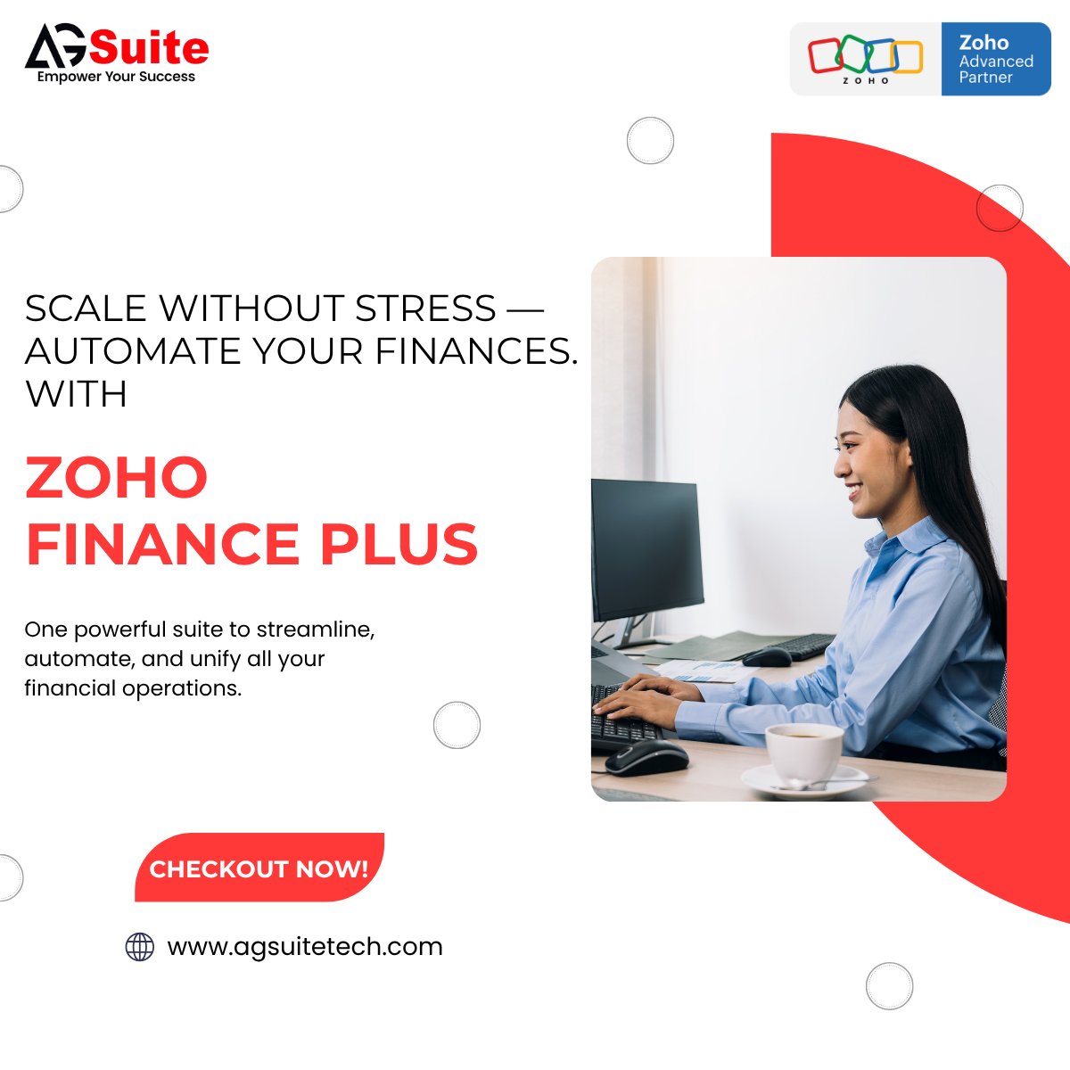 agsuite's tweet image. Boost Billing Accuracy &amp;amp; Speed with Zoho Finance Plus 
 
Read more: zurl.co/fPmp7

Contact us: zurl.co/7Ykxr

#ZohoFinancePlus #BillingAutomation #FinanceMadeEasy #SmartBillingSolutions #ZohoIntegration #AGSuiteTechnologies #BillingAccuracy #FinanceEfficiency