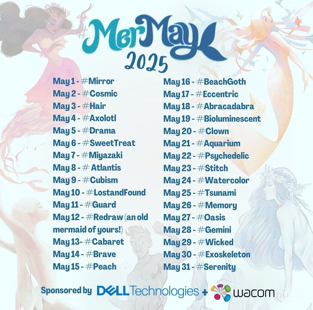 penguinfreaksh3's tweet photo. Mermay 2025 Day 16 - BeachGoth
I really want a cute parasol because the sun does not like me ๐.
This is very late because we didn't have power since 1:30 am, but it's back on now! Yay!
#mermay #mermay2025 #mermaid #beachgoth #Gothic #parasol #kawaiigoth #cutegoth #Procreate https://t.co/KHM3Qfv19d
