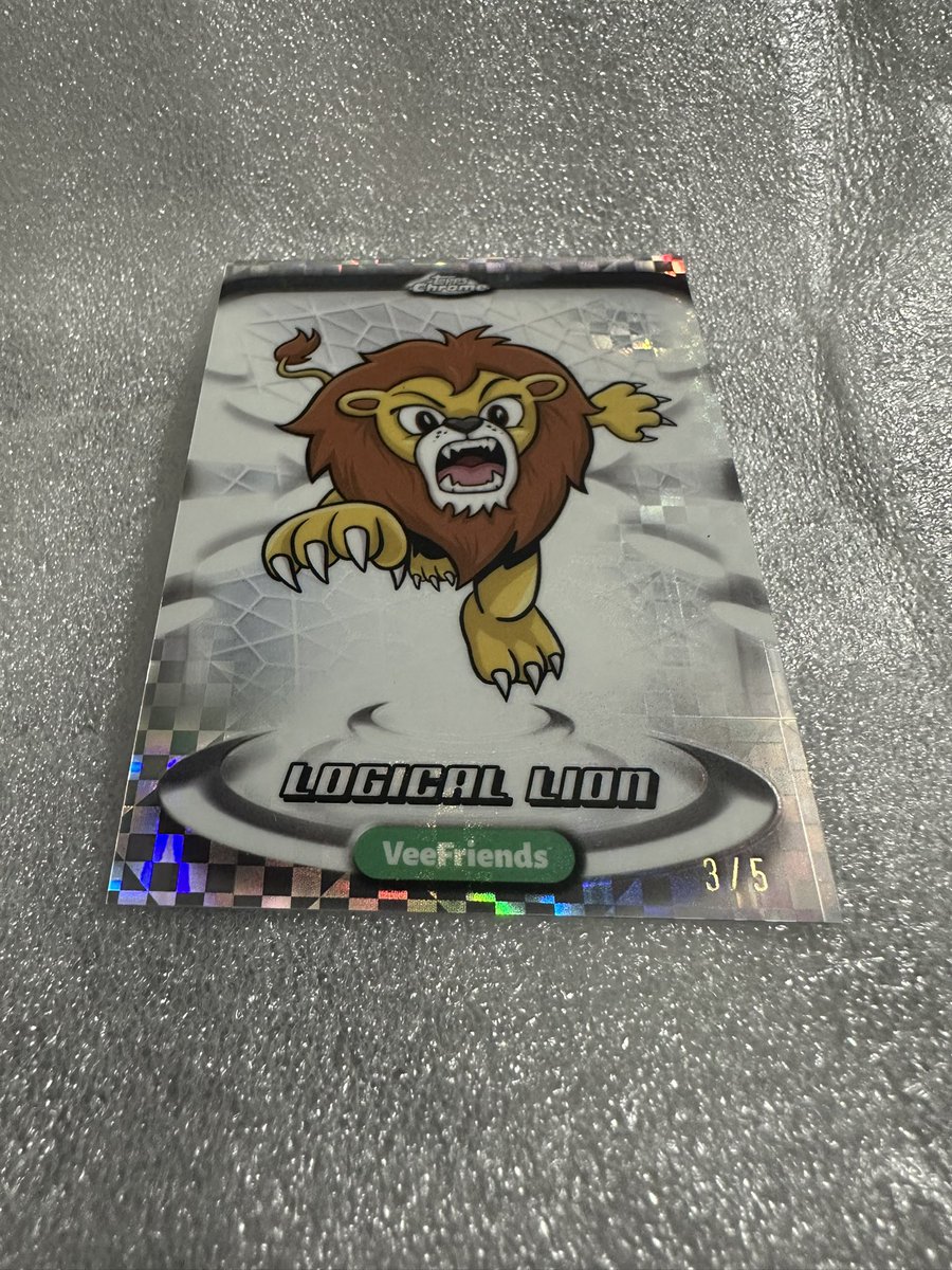 Sberms (@sberms91) on Twitter photo My girlfriend just ripped her first <a href="/VeeFriendsCards/">VeeFriends Cards</a> blaster box. She hit the Y2K Logical Lion 3/5!!! Needless to say she will now be hooked on <a href="/veefriends/">VeeFriends</a> !! <a href="/garyvee/">Gary Vaynerchuk</a> <a href="/Xsmom15/">Roach</a> <a href="/ThatGuySlimm/">ThatGuySlimm</a> How did she do???!! 😊 My girlfriend just ripped her first <a href="/VeeFriendsCards/">VeeFriends Cards</a> blaster box. She hit the Y2K Logical Lion 3/5!!! Needless to say she will now be hooked on <a href="/veefriends/">VeeFriends</a> !! <a href="/garyvee/">Gary Vaynerchuk</a> <a href="/Xsmom15/">Roach</a> <a href="/ThatGuySlimm/">ThatGuySlimm</a> How did she do???!! 😊