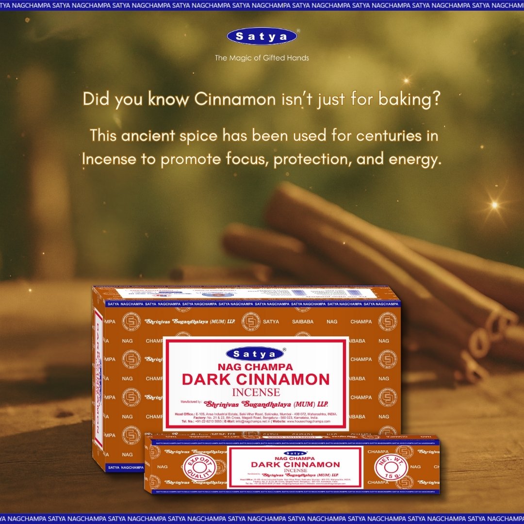 satyamumbai64's tweet image. Cinnamon isn’t just a spice , it’s spiritual fuel.  Discover the ancient energy of Dark Cinnamon incense by Satya.

#SatyaIncense #DarkCinnamon #CinnamonMagic #IncenseLovers #Aromatherapy #FocusAndEnergy #SpiritualHealing #IncenseVibes #CleanseYourSpace #MindfulMoments