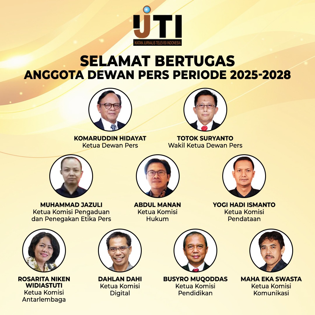 Selamat Bertugas para punggawa penjaga kemerdekaan pers dan keselamatan jurnalis!!