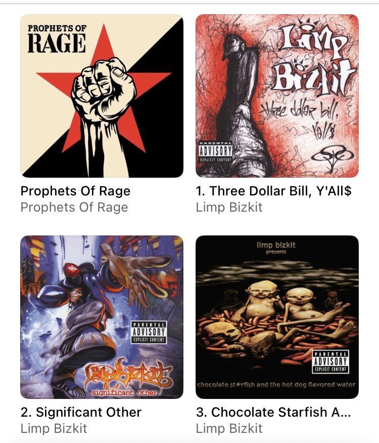 o_bulldog's tweet image. 気分が沈みがちなので
ラップメタルを一気に‼️
#RageAgainstTheMachine
#ProphetsOfRage
#LimpBizkit
#ヘビロテ
