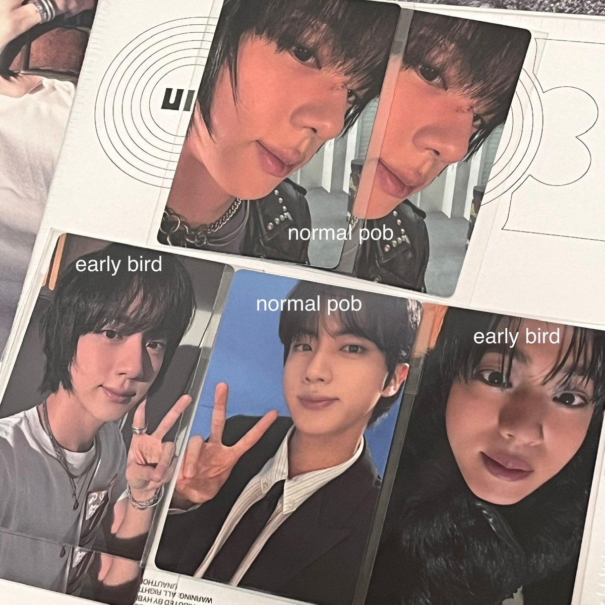 JIN - ECHO Weverse Global WVG 🎁 Early Bird Gifts & Normal POB PCs