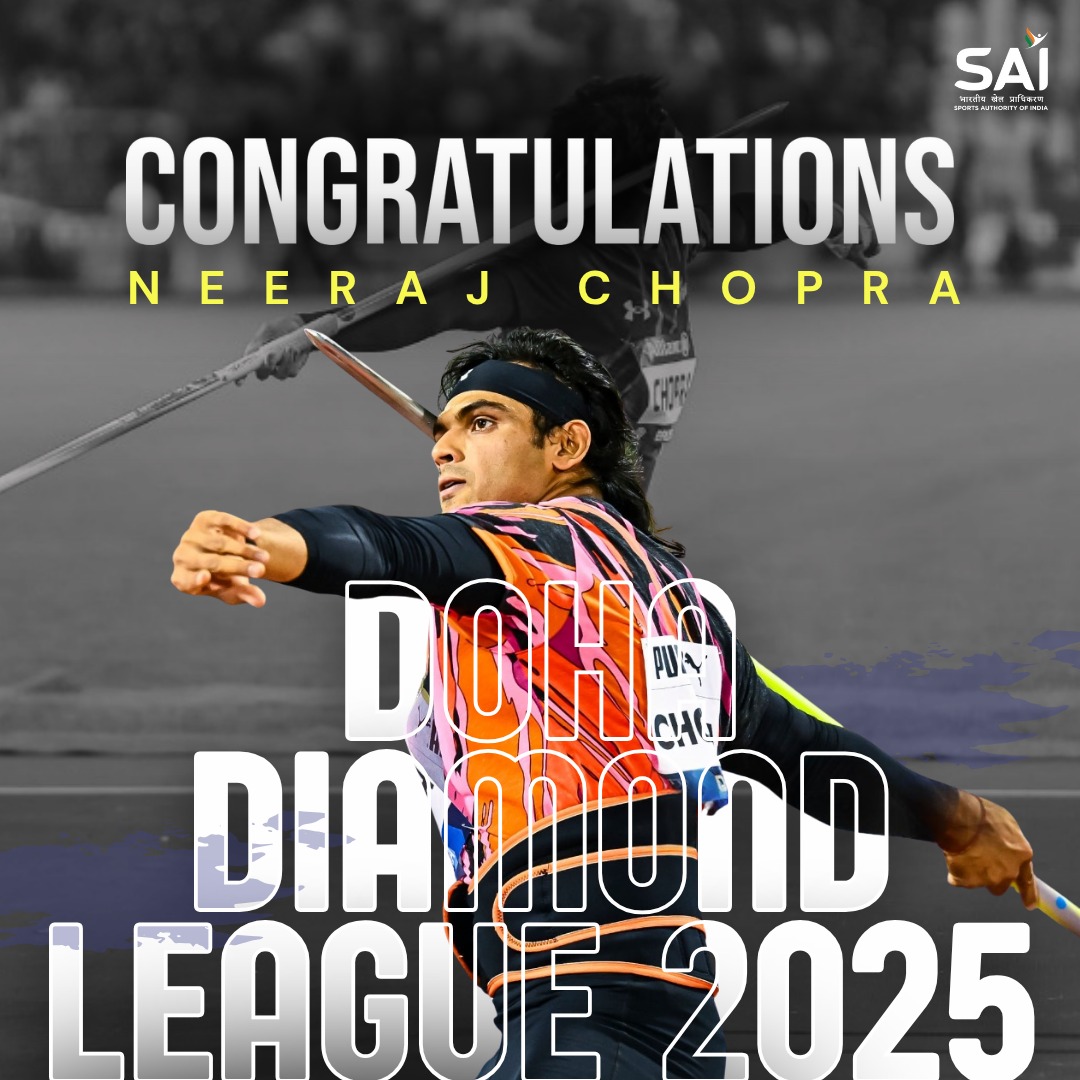 DurlabhDJ's tweet photo. ๐๐๐๐๐๐ ๐๐๐๐๐
๐๐ข๐ฌ๐ญ๐จ๐ซ๐ฒ !
Neeraj Chopra smashes 90.23 meter throw at Doha Diamond League
.
#Neeraj #NeerajChopra #DiamondLeague #Doha #dohadiamondleague2025 #Chopra #90mClub #90meter #Javelin #JavelinThrow https://t.co/4q9o3NKXLd