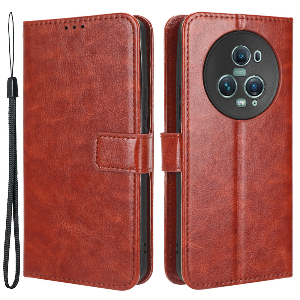 uniquebudindia's tweet image. Transform your Honor Magic5 Pro with our Crazy Horse Texture PU Leather Wallet Stand Case! Dual-layer protection, a stylish retro look, and multifunctional features at just Rs. 588.00! Get yours now: shortlink.store/swxoqwpy168k #UniqueBud #PhoneAccessory