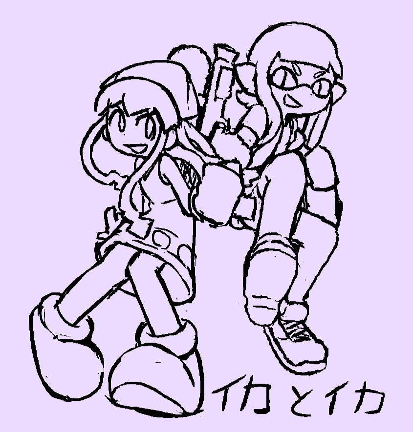 veiledng's tweet photo. Squid Posting #3
#solatoon #イカ娘 #Doodle https://t.co/WD4WBy1nEX