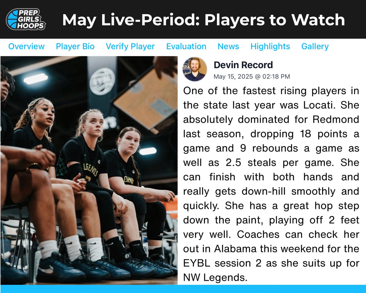 Thank you <a href="/DevinRecord/">Devin Record | Coach, Recruiter, & Scout |</a> and <a href="/PGHWashington/">Prep Girls Hoops Washington</a>!