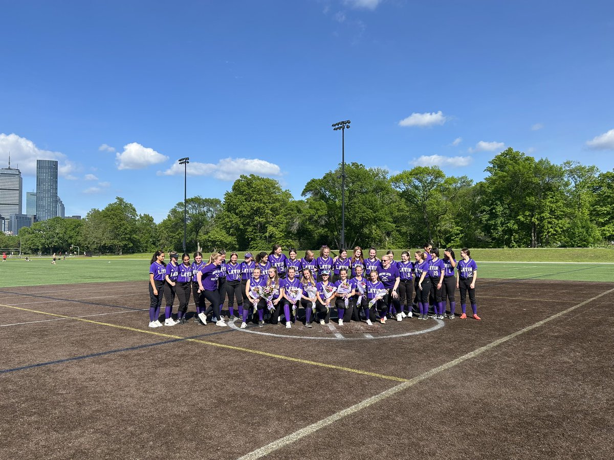 Congrats to softball on big win over Cambridge on Senior Day! Congrats to our 8 seniors and their families!