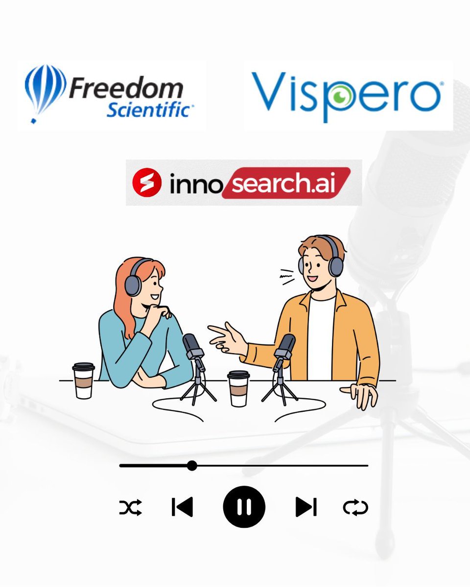 innosearchai's tweet image. We’re featured on @FreedomSci ’s podcast! Learn how to search, filter, book flights, preview our upcoming grocery service, and get the details on our May 29 webinar!

🎧 See the full podcast: blog.freedomscientific.com/fscast-257-tam… 

Part of this podcast: Join us LIVE!
📅 May 29 @ 12 PM ET —…