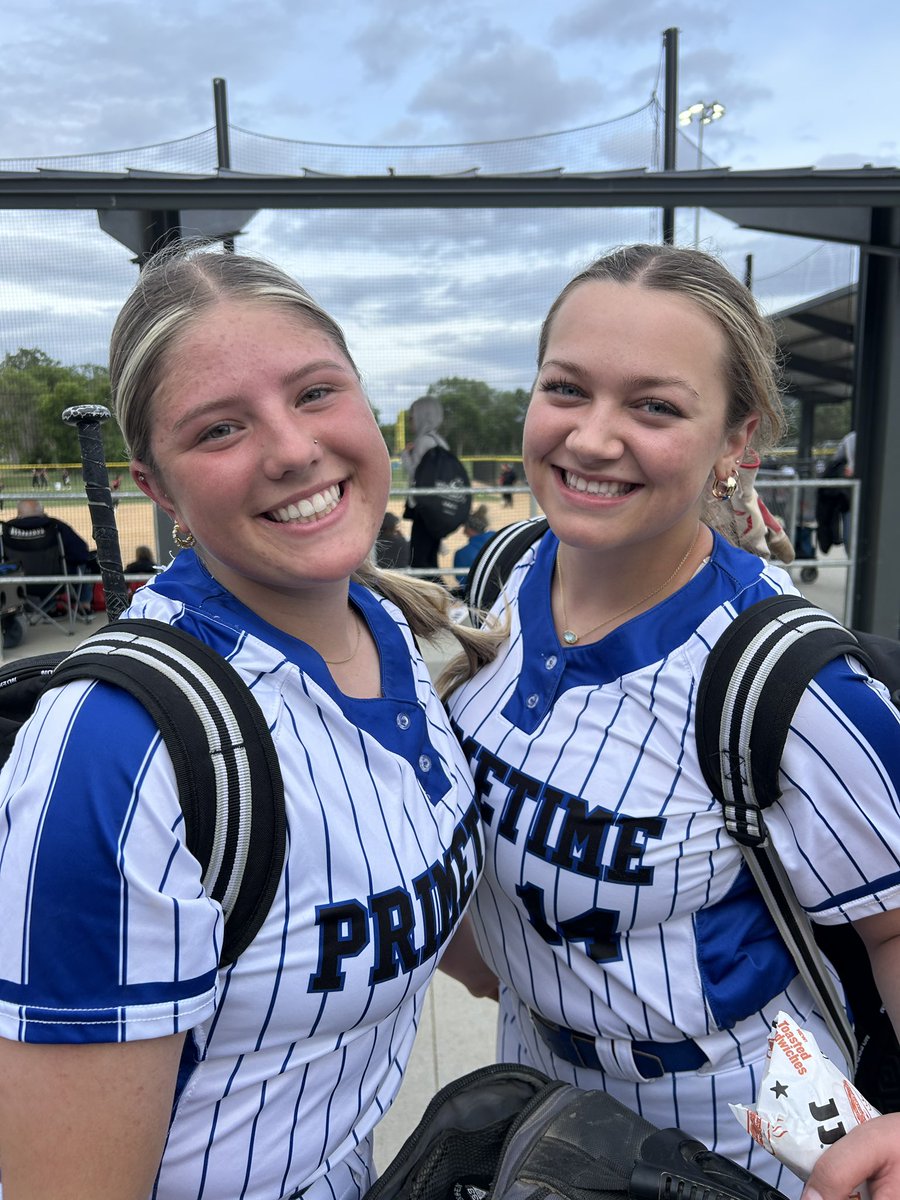 PrimetimeSB (@primetimenesb) on Twitter photo 6-4 winner
<a href="/KennDrummond/">Kennedy Drummond</a> W 4 k
<a href="/millerhannah26/">Hannah Miller - Uncommited 2026</a> Save 7k and a homer
<a href="/HeffernanBaylee/">Baylee Heffernan-2026 Uncommitted</a> first time catching since 14u
<a href="/jaycee_woodard/">Jaycee Woodard</a> double 3-3
<a href="/AveryWilson26/">Avery Wilson</a> with go ahead double scoring 2.
Next game at 8:40 6-4 winner
<a href="/KennDrummond/">Kennedy Drummond</a> W 4 k
<a href="/millerhannah26/">Hannah Miller - Uncommited 2026</a> Save 7k and a homer
<a href="/HeffernanBaylee/">Baylee Heffernan-2026 Uncommitted</a> first time catching since 14u
<a href="/jaycee_woodard/">Jaycee Woodard</a> double 3-3
<a href="/AveryWilson26/">Avery Wilson</a> with go ahead double scoring 2.
Next game at 8:40