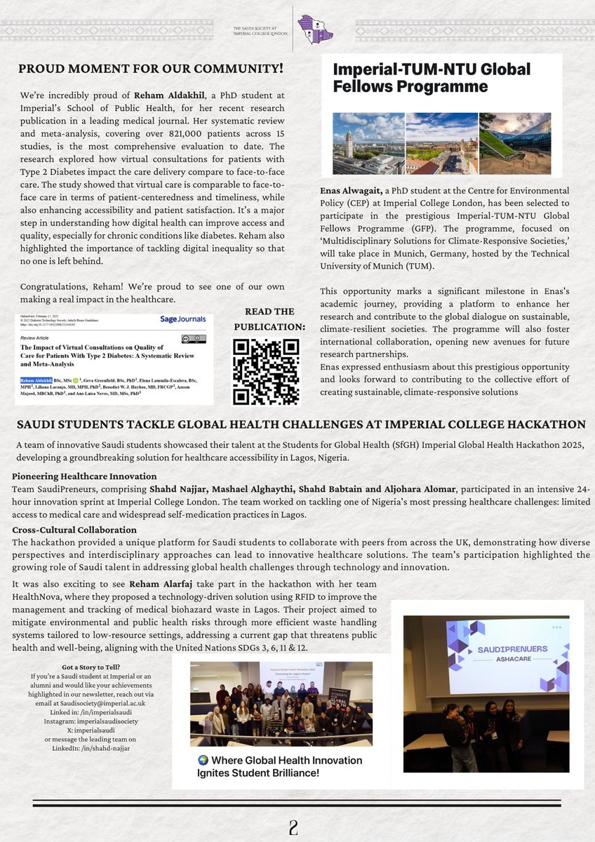 The Saudi Society at Imperial College London tweet media