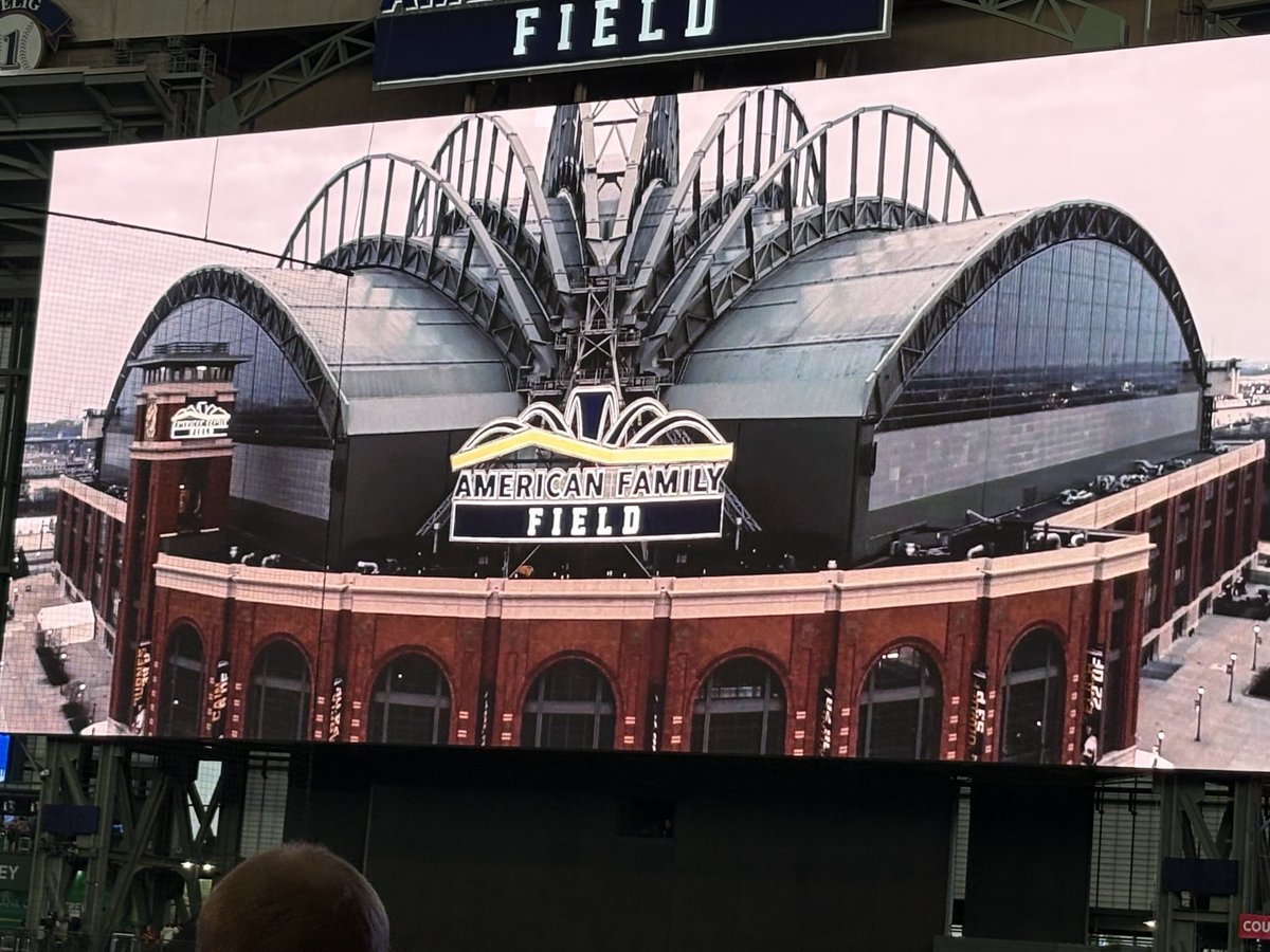 2025 MLB trip field #3 - American Family Field Milwaukee. We’ve been here before and loved it so much we decided to visit again.