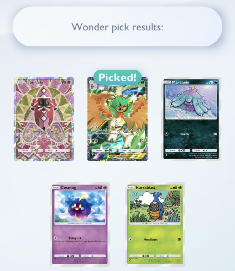 StratLabX's tweet image. Lucky time of the day in Pokémon TCG Pocket

I love Decidueye