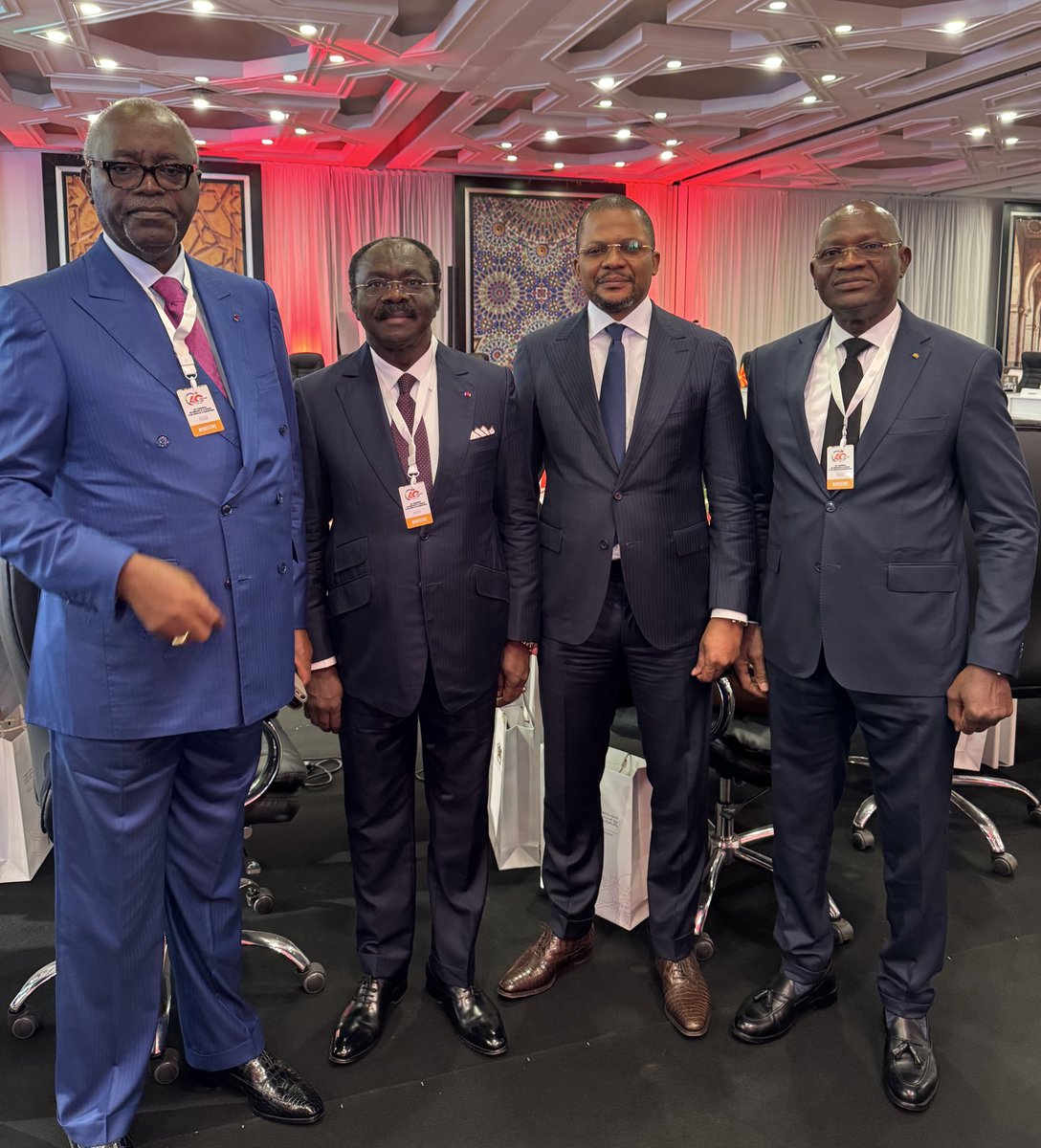 michaelkambu's tweet photo. #Rabat pour la #CONFEJES. Honoré d'être aux côtés de mes homologues du Congo Brazzaville, du Cameroun et de la Cote d’Ivoire pour renforcer la coopération en matière de jeunesse et de sports. @DidierBudimbu ✍ https://t.co/rku8HdZRpx