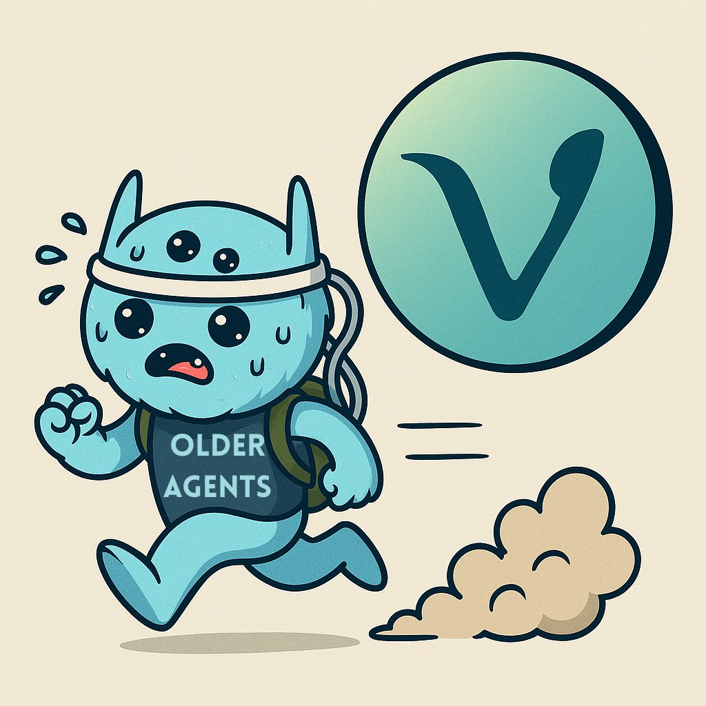 justaNFTer's tweet photo. The veVIRTUAL Effect, Part II:

How $VIRTUAL Staking Is Draining the Rest of the Ecosystem

When veVIRTUAL staking went live on May 13, it looked like a win for the Virtuals Protocol.

But look closer, and you'll see the ecosystem just got restructured.

And not in a good way for everyone else.

Let’s dig in 👇

The Setup
On May 13, the team made it official:

“20% of all Virgen Points now go to veVIRTUAL stakers.”

In plain English:

Lock $VIRTUAL, get a boosted share of points, plus governance power.

It didn’t just reward conviction,  it changed the incentives for the whole system.

What Happened Next

$VIRTUAL surged early, then retraced ~7% as of May 16

Daily volume spiked above $250M, now cooling to ~$60M

veVIRTUAL contracts filled fast,  demand for lockups exploded

But while $VIRTUAL was mooning…

Projects like VADER, AIXBT, SYMP, and SHEKEL the rest of the eco system started slipping.

So why the bleed?

The Answer: veVIRTUAL Changed the Game

Before May 13: Staking agent tokens was the meta to farm points.

Demand was spread across the older agent tokens.

Users could rotate between agents and farm short-term flows

Now?

veVIRTUAL introduced boosted points, governance votes, and Genesis access

Capital is consolidating into $VIRTUAL lockups

veVIRTUAL is sucking the air out of the room

It’s not that SYMP, SHEKEL, and others are broken…

It’s that veVIRTUAL is suddenly the best game in town.

Are the older Agent Tokens Coming Back?

Price Action Says It All (as of May 16):

$VADER: +41.8% on the week, but bouncing wildly day to day

$SYMP: -19% daily, after strong early gains

$SHEKEL: -10.8% daily, now leaking quietly

$AIXBT: -3.9% daily, struggling to regain attention

$VIRTUAL: Down ~7% from peak, but still dominating flows

Even the best-performing agent token is facing chop.

Why?

Because attention, liquidity, and points are being siphoned into veVIRTUAL.

What’s Working:

✅ Long-term staking incentives for $VIRTUAL
✅ Boosted rewards make locking more appealing than rotating
✅ Protocol alignment: skin in the game for voters
✅ veVIRTUAL becoming the new governance layer

What’s Not Working:

⚠️ Agent tokens are offering flat point rewards  veVIRTUAL offers boosted ones

⚠️ No mechanics yet to direct veVIRTUAL benefits back into agent tokens

⚠️ Liquidity rotation has stalled across the ecosystem

⚠️ The incentive structure now favors concentration, not balance

What to Watch Next

Emissions Governance:

Can veVIRTUAL votes redirect Virgen Point emissions to support agents?

Genesis Launches:

Will agent token holders get exclusive allocations,  or is it all veVIRTUAL?

New Mechanics:

Will $VIRTUAL stakers be incentivized to also hold or LP agent tokens?

Because if not?

This isn’t a healthy flywheel , it’s value cannibalism.

Conclusion:

veVIRTUAL didn’t just add staking.

It created a central liquidity sink.

And while the tokenomics are working brilliantly for $VIRTUAL stakers...

The rest of the ecosystem is now feeding it.

Unless new incentives are introduced to re-link veVIRTUAL with agent token utility, we’re watching a power shift,  not an ecosystem upgrade.

Without new money coming into Virtual's ecosystem the liquidity of older Agent tokens will dry up.

@virtuals_io