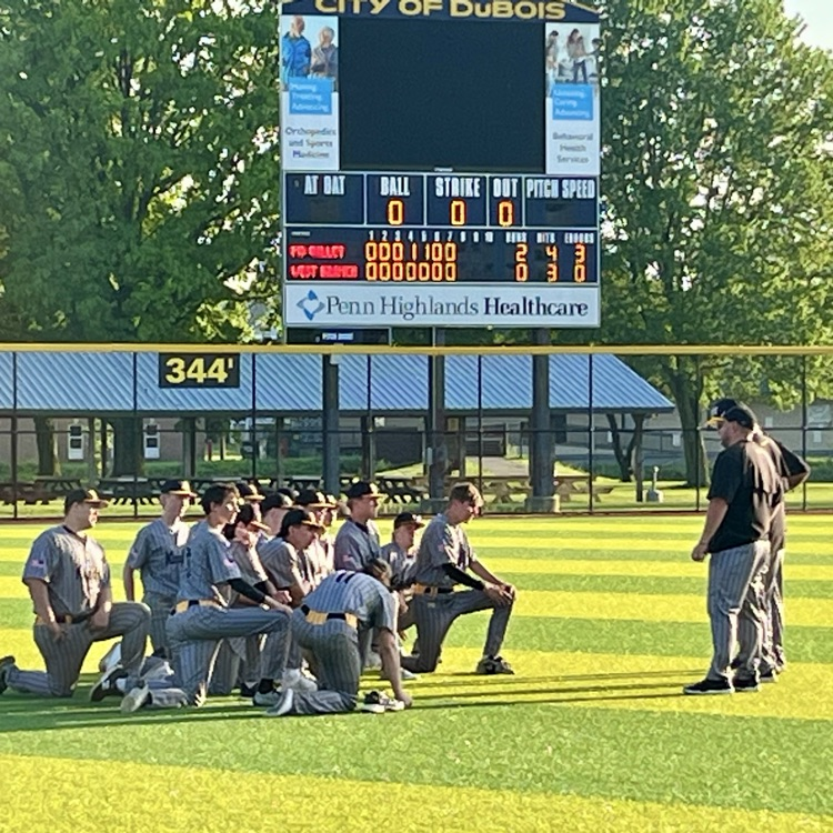 Moshannon Valley victorious over West Branch 2-0 in the first round of District 6 playoffs at Stern Field in DuBois. Brady Kephart earns the win for the Knights! WHAT A GAME!! ⚾️