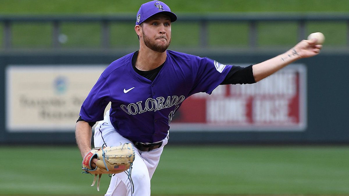 MLBPipeline's tweet photo. ☑️ Chris Sale-like crossfire delivery
☑️ 324 K's in 246 1/3 MiLB innings
☑️ 4-pitch mix that's hard to square up

There are plenty of reasons to be excited about the MLB debut of #Rockies No. 9 prospect Carson Palmquist tonight: https://t.co/IBWuGtAEiC https://t.co/jflSBi2B2a