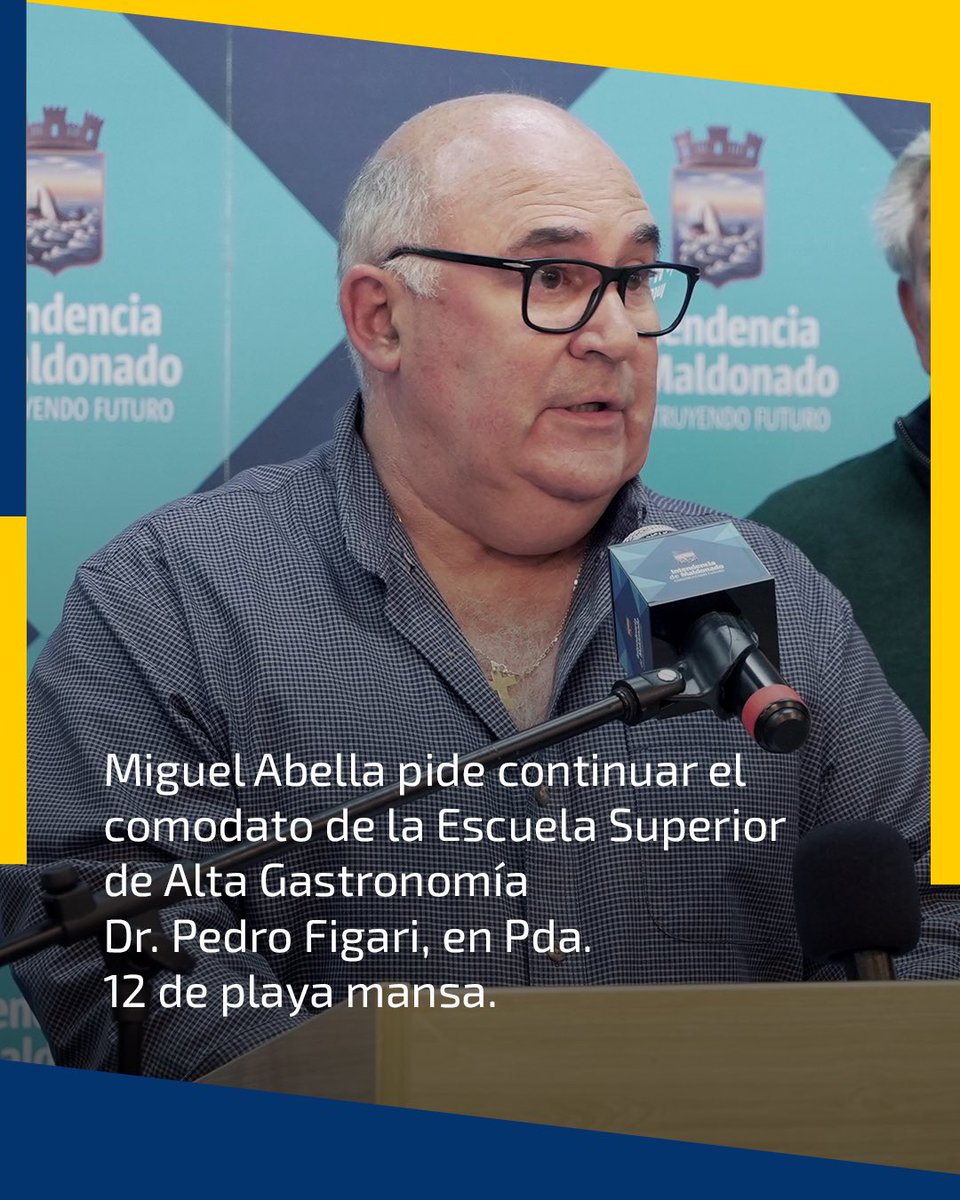 miguelabellauy's tweet photo. Miguel Abella pide continuar el comodato de la Escuela Superior de Alta Gastronomía - Dr. Pedro Figari, en Pda. 12 de Playa Mansa.
Esto reafirma su compromiso con la educación y la generación de oportunidades reales de desarrollo  y empleo. https://t.co/6U2wOsAxrY
