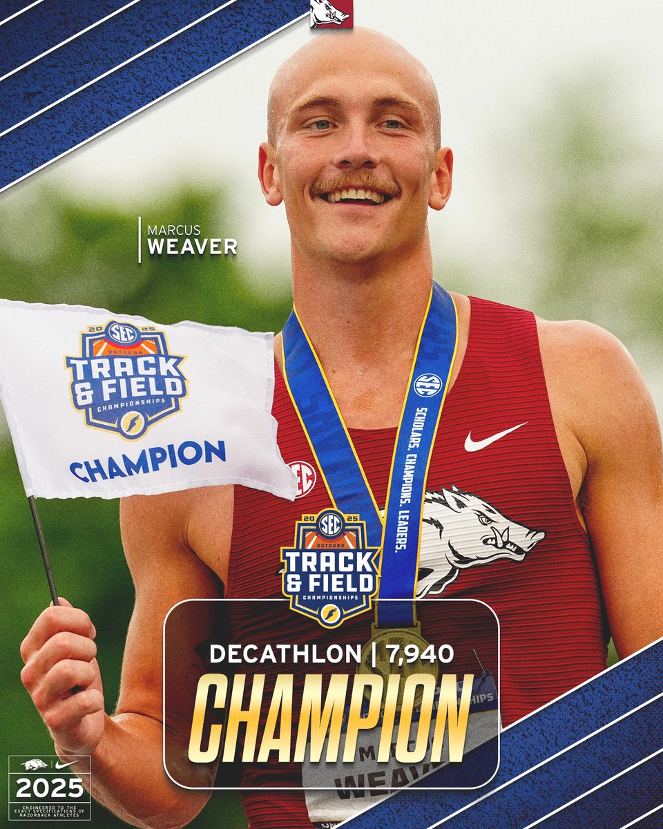 2025 SEC Decathlon Champion | Marcus Weaver