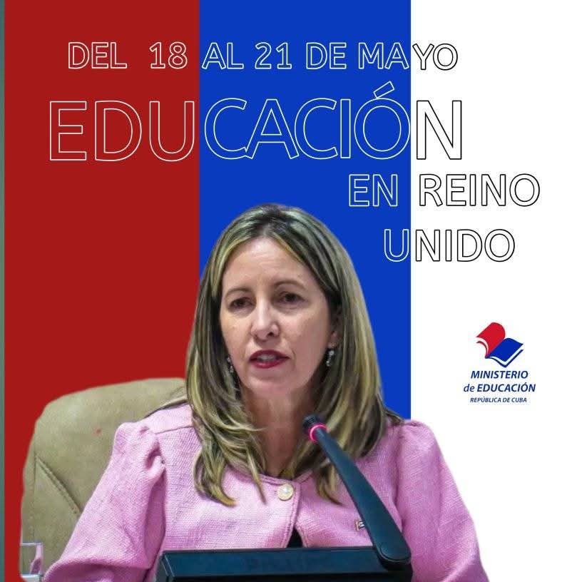 🇨🇺 <a href="/naimatrujillob/">Naima Ariatne Trujillo Barreto</a>, ministra de #CubaMined, participará en el Foro Mundial de Educación 2025 en Londres. Destacará los logros del país en políticas inclusivas, equidad de género, educación gratuita y universal, enseñanza del inglés y transformación digital en las escuelas.