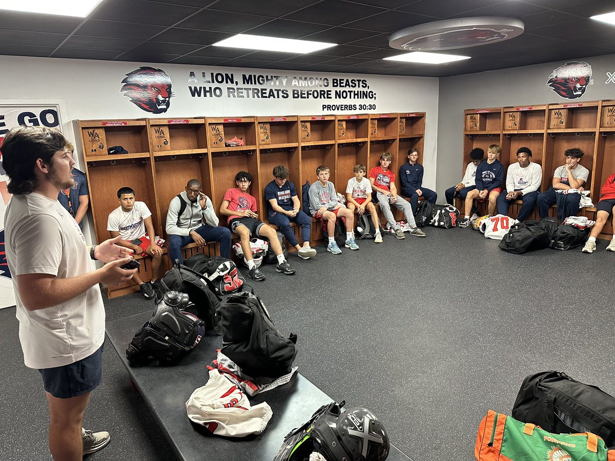Westminster Academy Football (@walionsfb) on Twitter photo Grateful to have <a href="/WALionsFB/">Westminster Academy Football</a> Alum Jeremiah Critch speak to our team todayโผ๏ธ Jeremiah, thank you for coming home and investing in our guys! #GoLions Grateful to have <a href="/WALionsFB/">Westminster Academy Football</a> Alum Jeremiah Critch speak to our team todayโผ๏ธ Jeremiah, thank you for coming home and investing in our guys! #GoLions