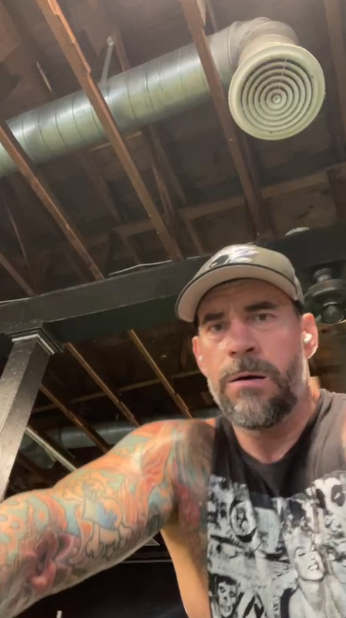 🚨 CM Punk is LIVE on IG right now!